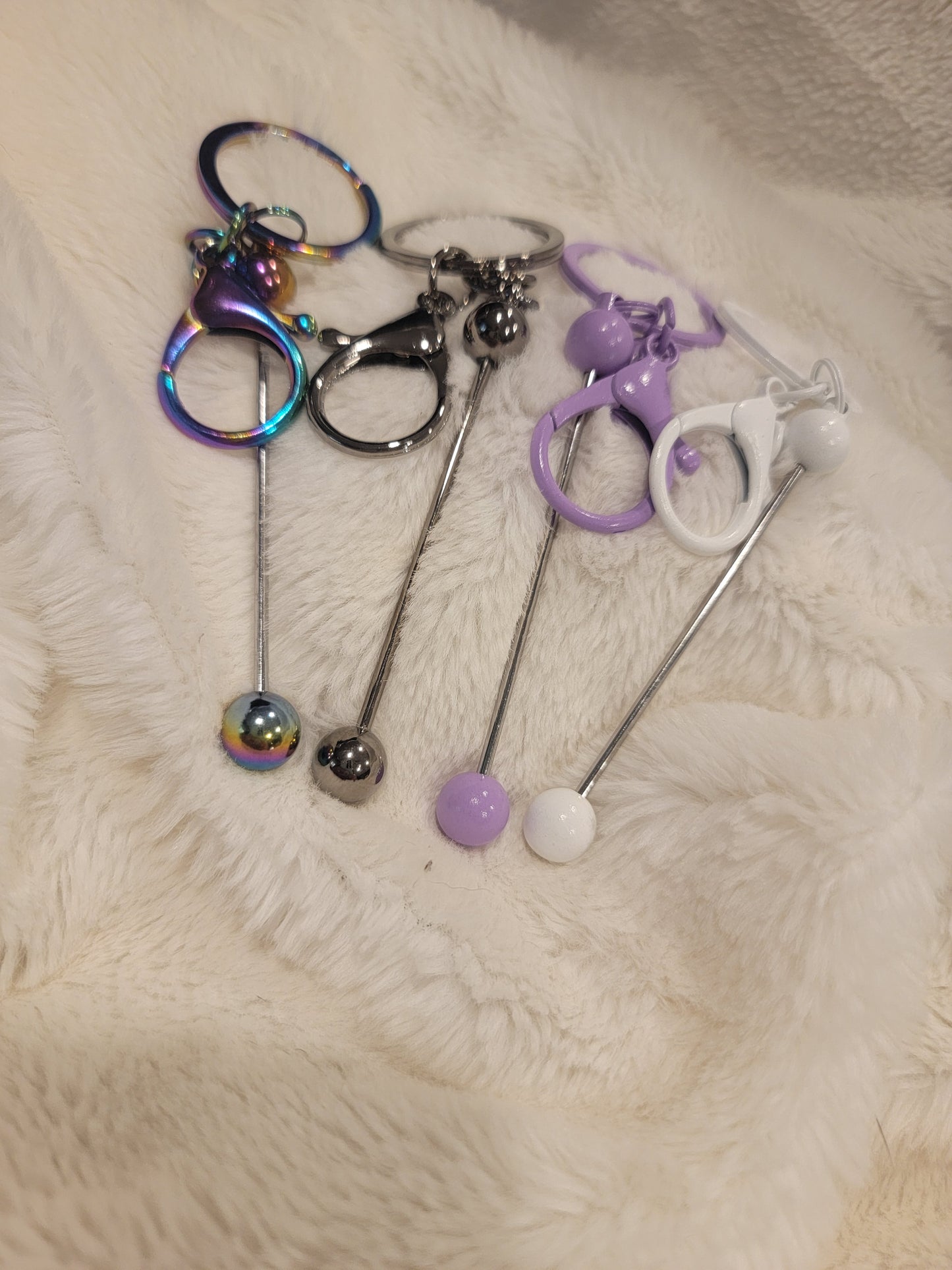 Beadable Key chains