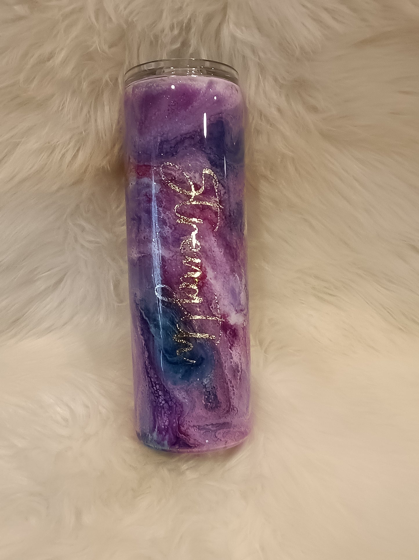 30oz purple and gold #12