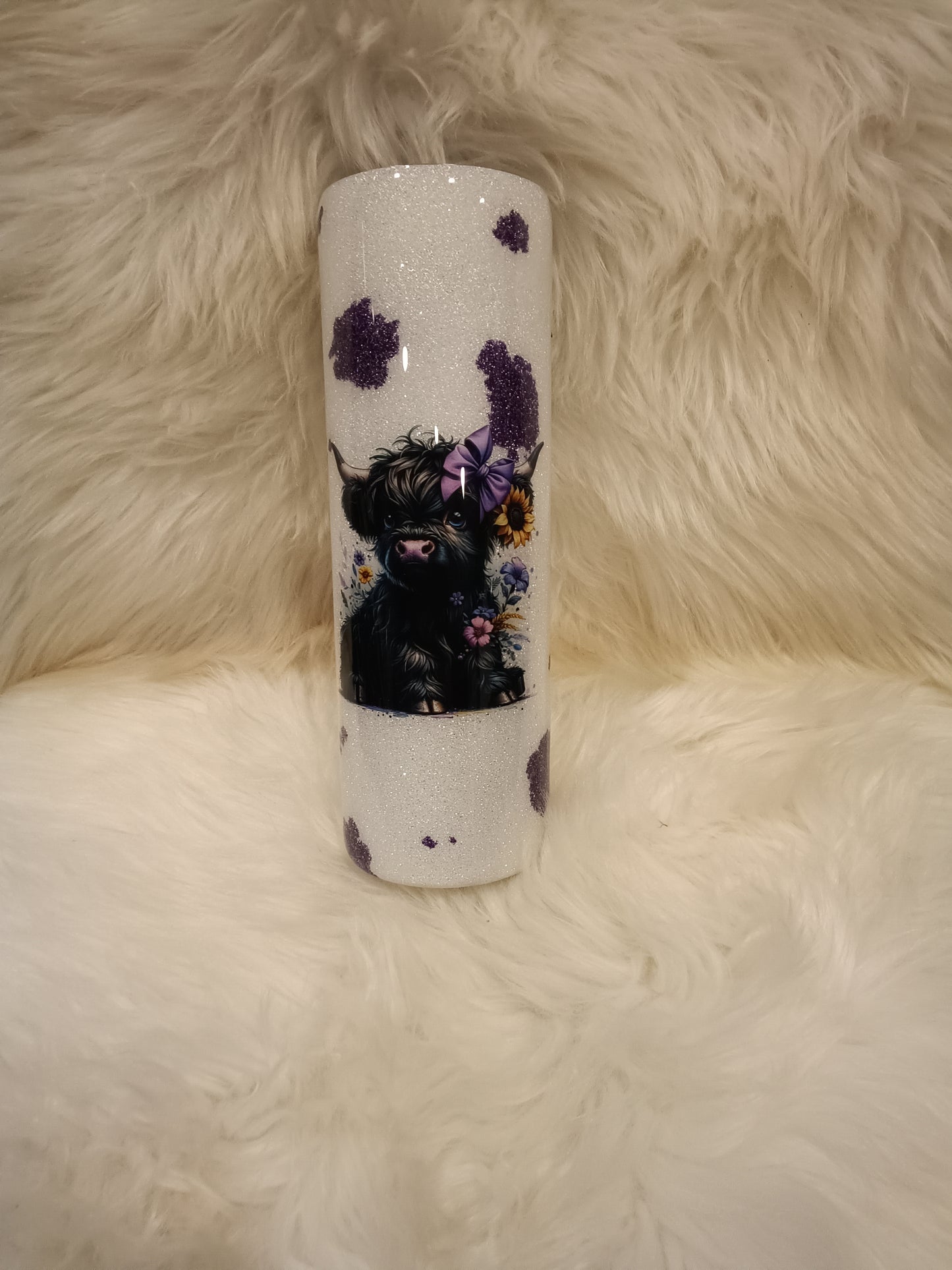 30oz purple cow print #25