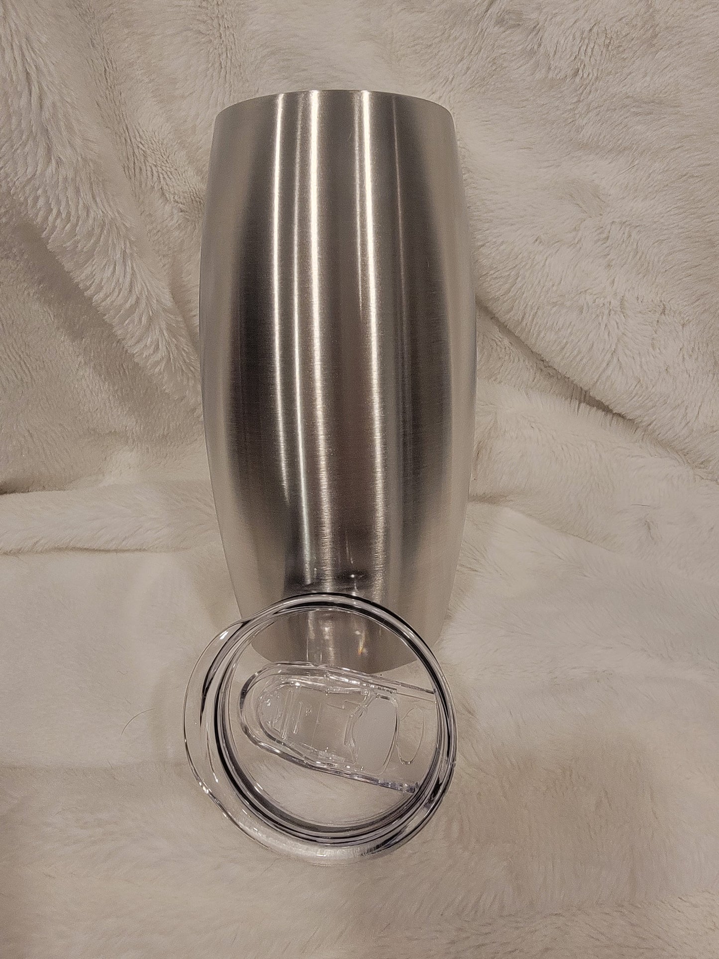 Stemless wine glass